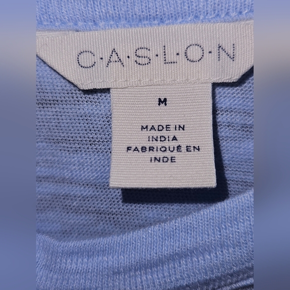 Caslon Women’s Light Blue Sleeveless Tank Top, Size M, NWOT - Picture 4 of 7